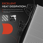 Radiator for Jeep Compass, Dodge Hornet (2023–2024) Turbocharged