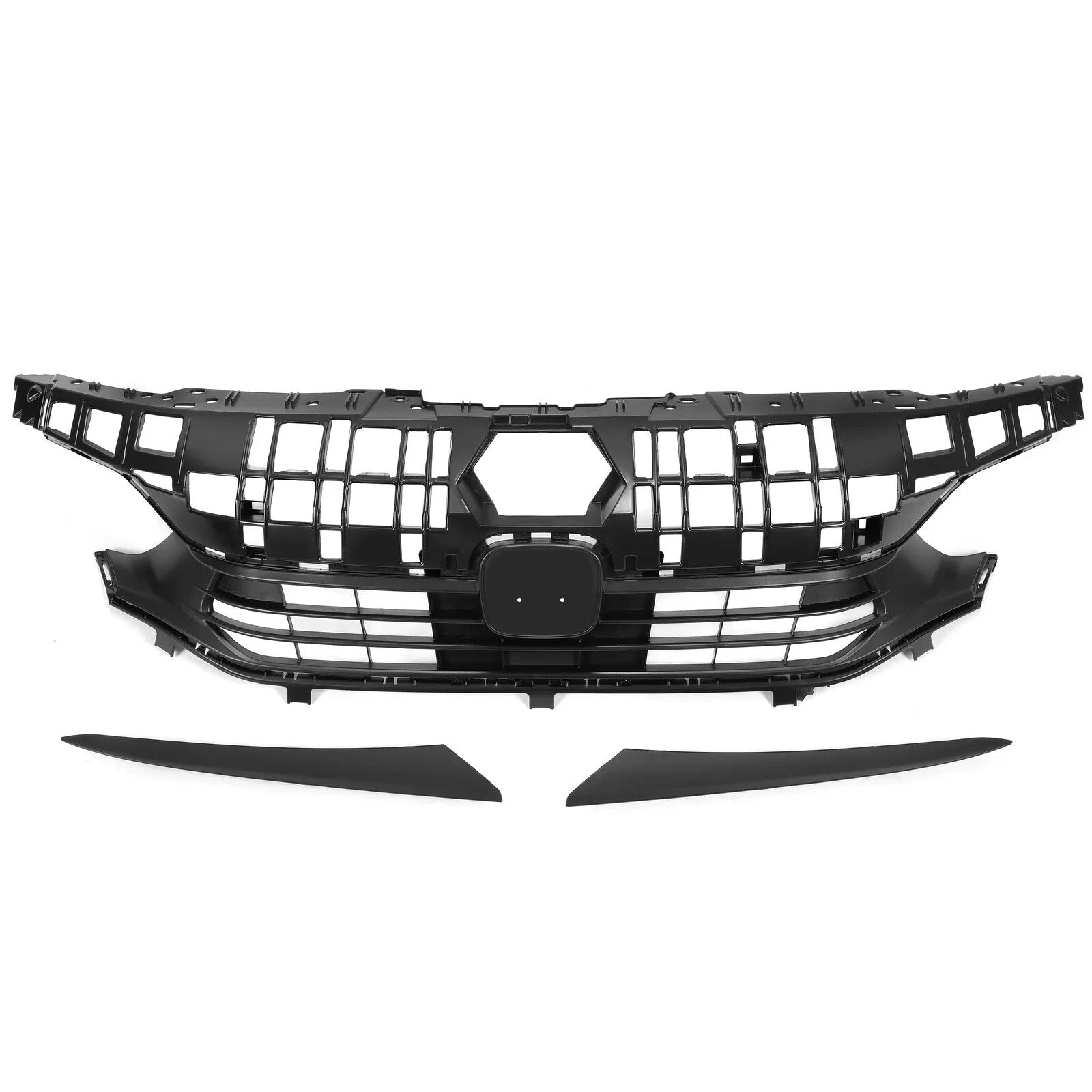 Front Bumper Upper Grille and Grill Cover Molding for Honda Civic Sport (2022–2024)