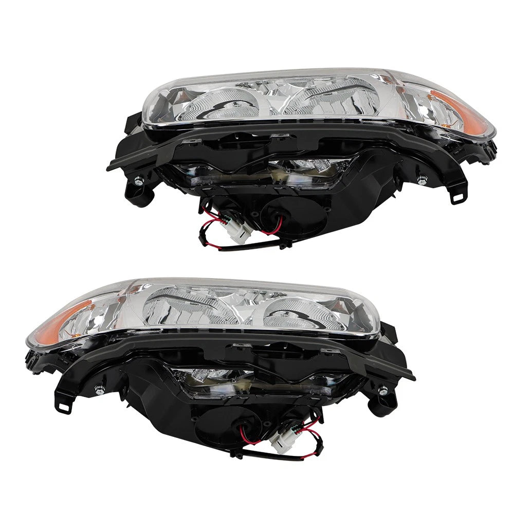 Set of 2 Clear Halogen Projector Headlights for Subaru Forester (2006-2008)