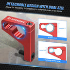 Dual Brake Line Clamps Holder #43462-HP1-600 for Honda TRX 450R (2006–2009) Red