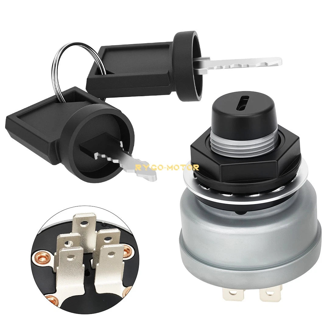 Ignition Switch w/ 2 Keys 2410109 for Polaris Ranger 500 6x6 (1999)