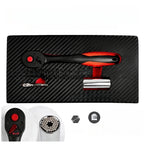 3-Piece Reversible 72 Tooth Ratchet Wrench Set with Rubber Handle