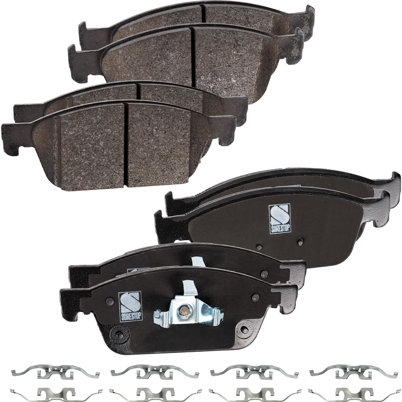 Set of Front & Rear Brake Pads for Ford Escape Lincoln MKC (2017–2019)