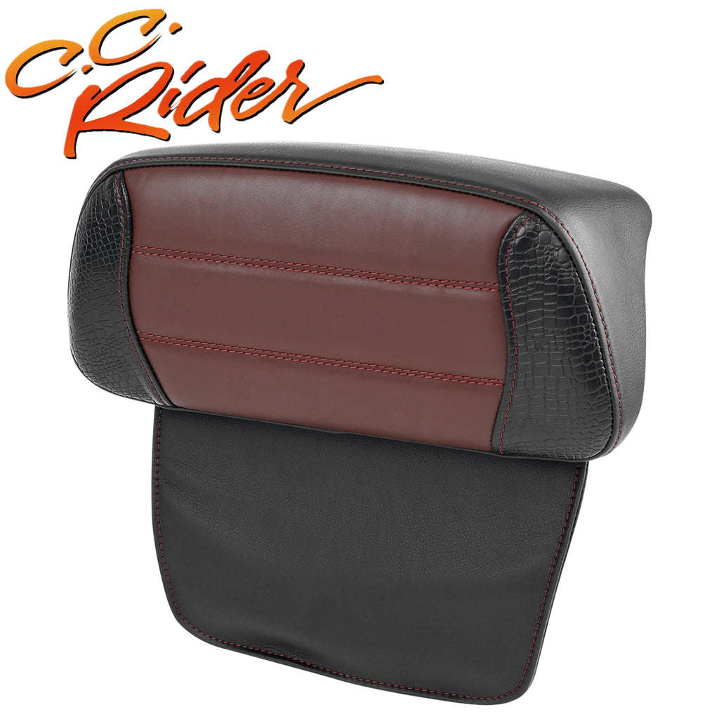 Passenger Chopped Razor Backrest for Harley Touring (2014–2024)