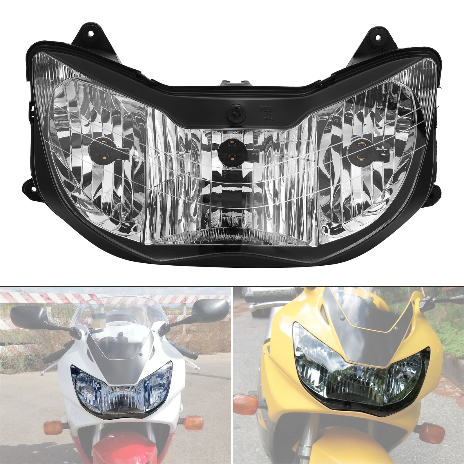 Front Headlight Lamp Assembly for Honda CBR900RR CBR929RR (2000–2001)