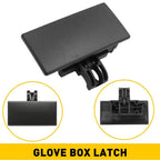 Glove Box Latch Handle for Ford F150, F250-F550 (2009–2014) - Black