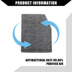 Cabin Air Filter with Activated Carbon for Ford Transit 150 250 (2015–2023)