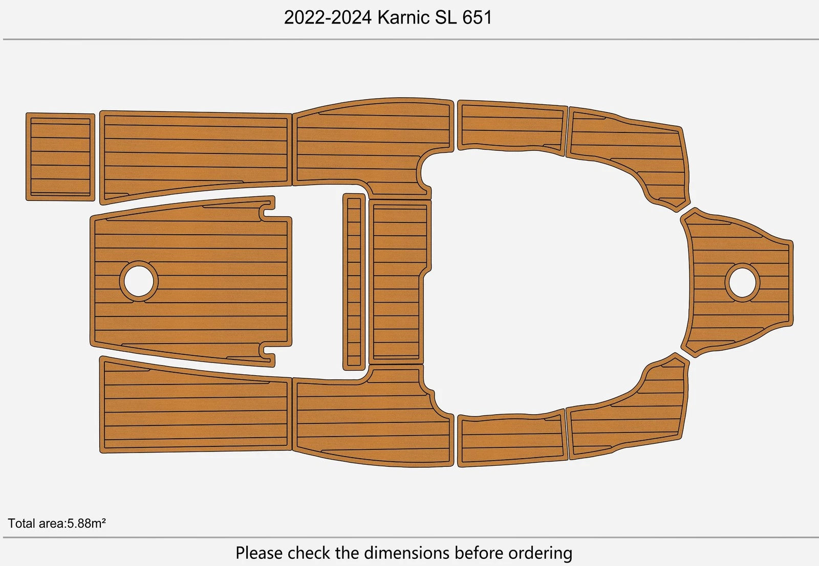 EVA Foam Pad Flooring Mat for Karnic SL 651 (2024)