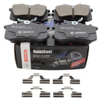 Set of 4 Bosch QuietCast Rear Ceramic Brake Pads for Audi A4 A6 A8 TT (2000–2023)