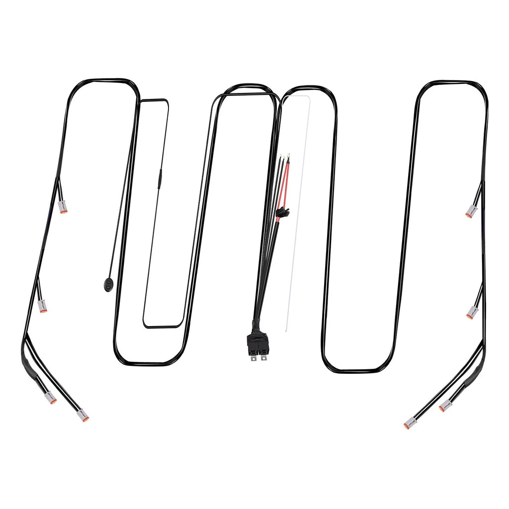 8-Way LED Light Wiring Harness Switch for maXpeedingrods Crosshair (12-24V)