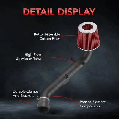 Cold Air Intake Kit for Chevrolet S10, GMC Sonoma, Isuzu Hombre (1998–2003)