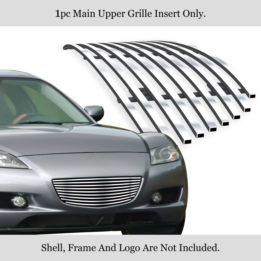 Stainless Steel Chrome Billet Grille Insert for Mazda RX-8 (2004-2008)