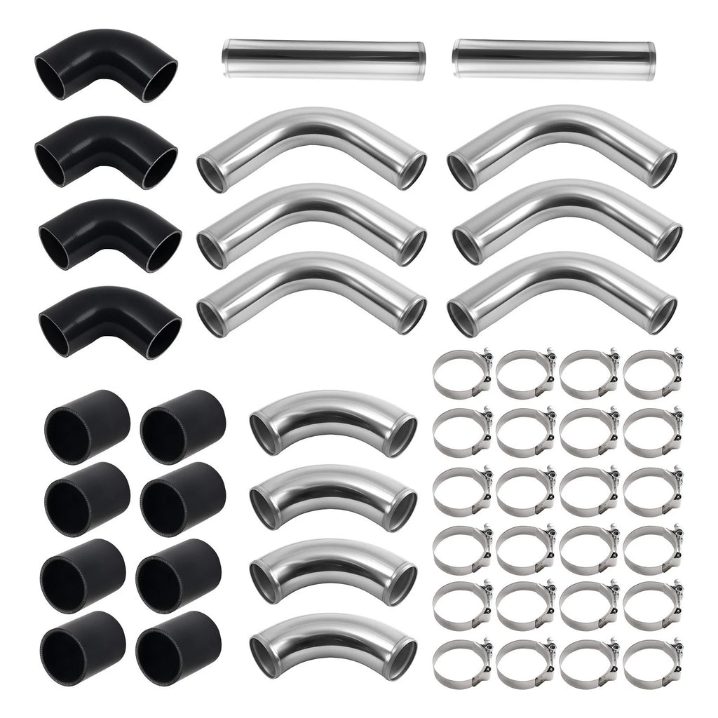 12PCS Intercooler Pipe Piping Kit for Universal 2.5" (Fits )