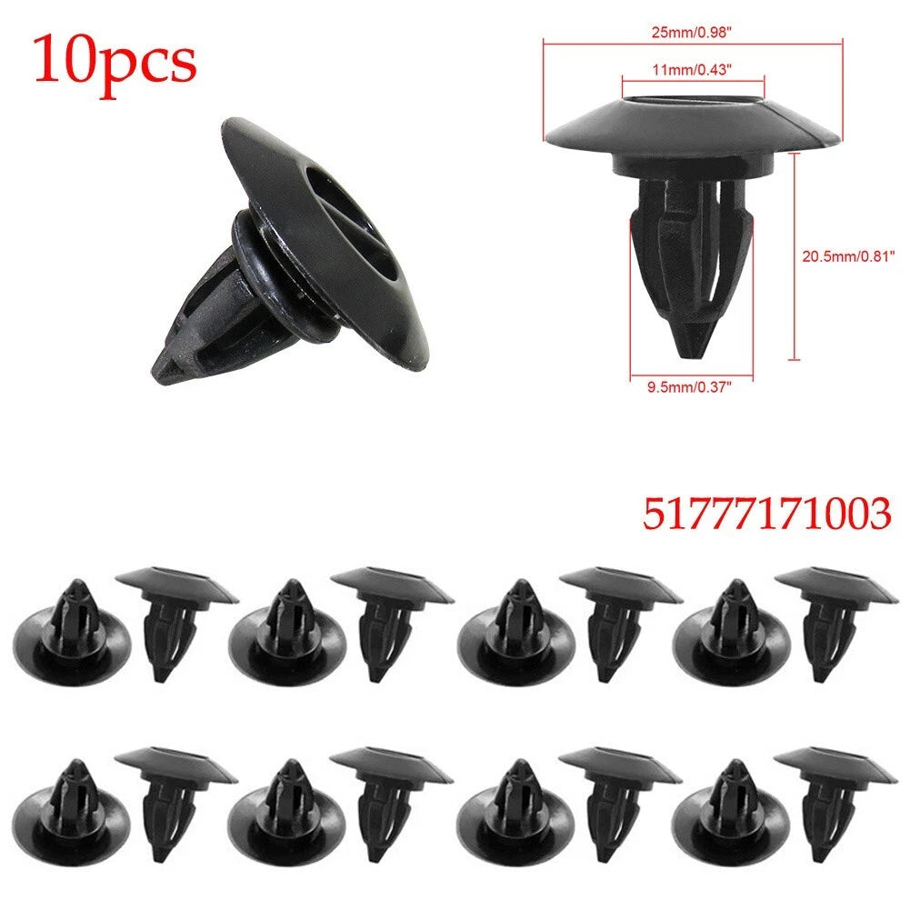 Set of 4 Door Side Sill Skirt Trim Clips for BMW X6 R60 (2008–2014) 51777171003