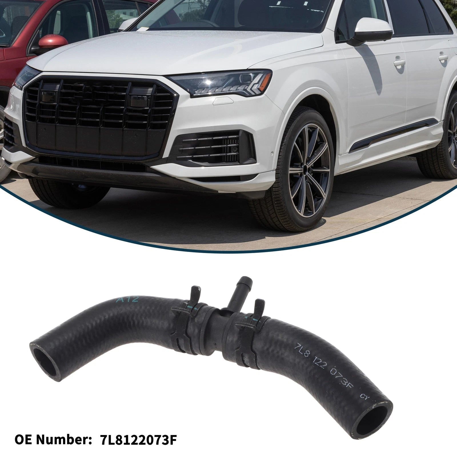 Radiator Hose No.7L8122073F for Audi Q7 (2007–2015)
