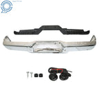 Chrome Steel Rear Step Bumper for Ford F-150 (2004–2006) with Sensor