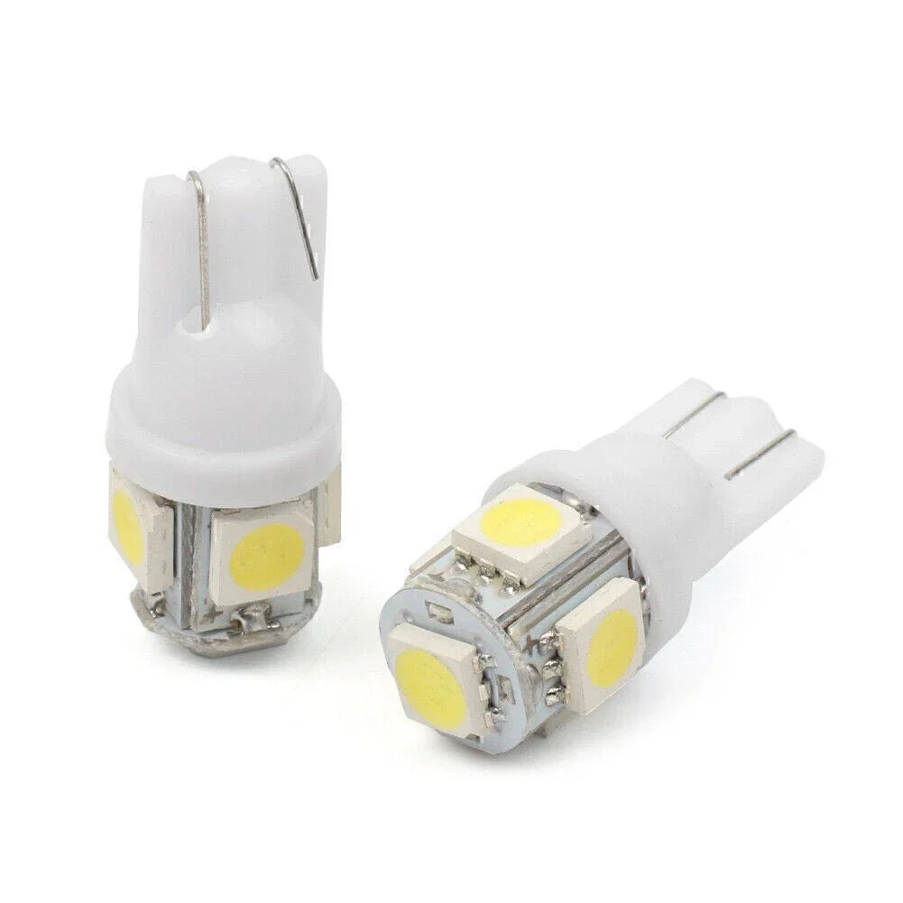 20 x T10 Wedge 5-SMD 5050 LED Interior Light Bulbs for Car