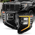 Full LED Headlights Pair for GMC Sierra 1500 SLT Denali (2022–2025)