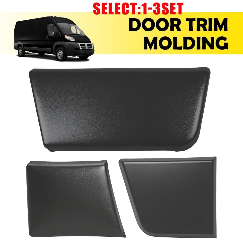 3PCS Right Side Door Molding Trim for Ram ProMaster 1500-3500 (2014–2018)