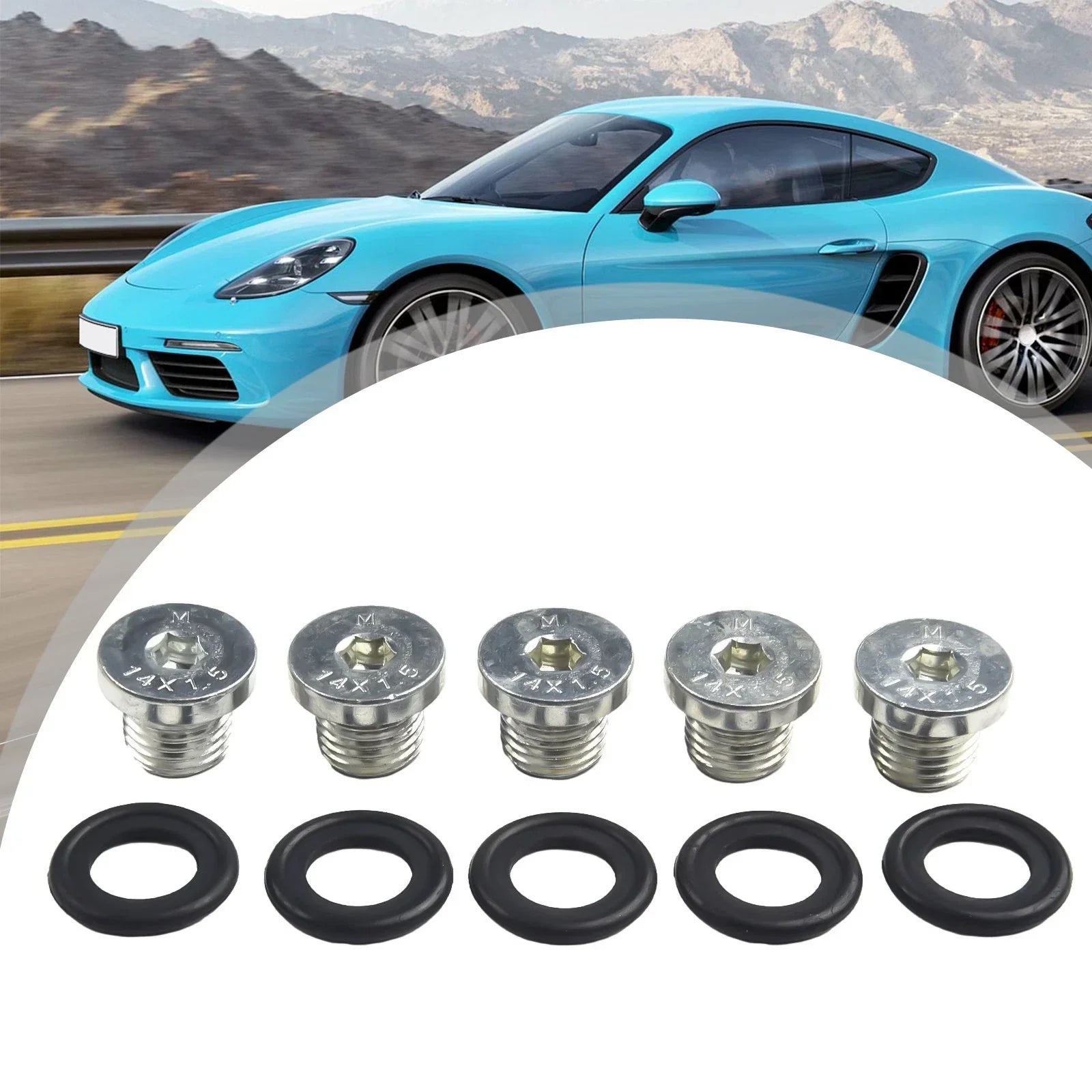 Screw / Black+Silver for BMW E39 E46 E60 E90 Z8 E52