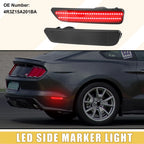 Pair Rear LED Side Marker Light for Ford (2004–2008) 4R3Z-15A201-BA