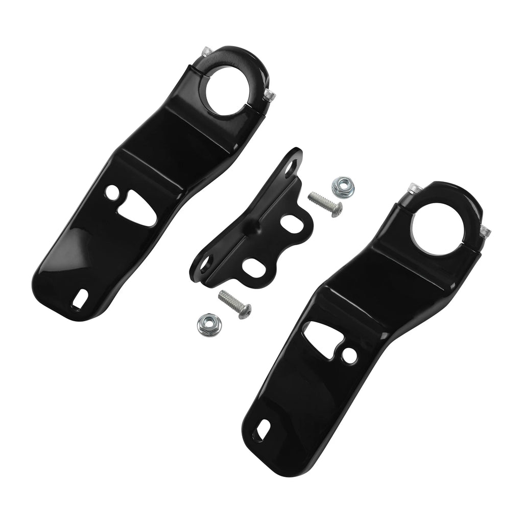 Mustache Engine Guard Support Bracket for Harley Low Rider ST (2022–2025) Black