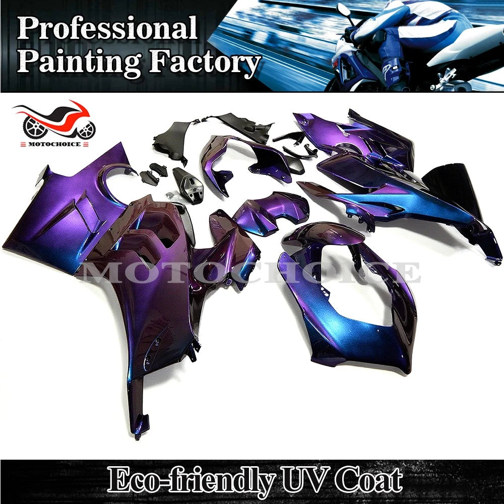 Chameleon Blue Purple Body Kit Fairing for Ducati Panigale V4 (2022–2024)