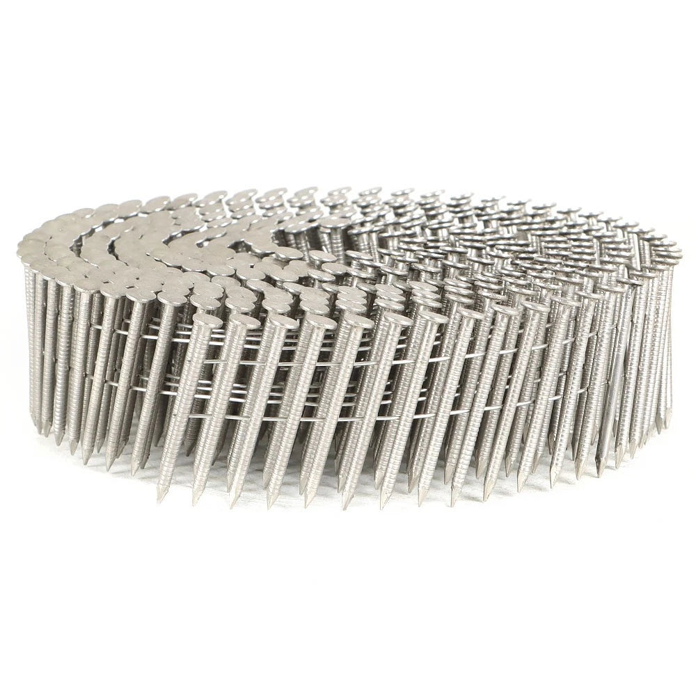 Set of 1200 Stainless Steel Siding Nails 1-1/2” 15 Degree