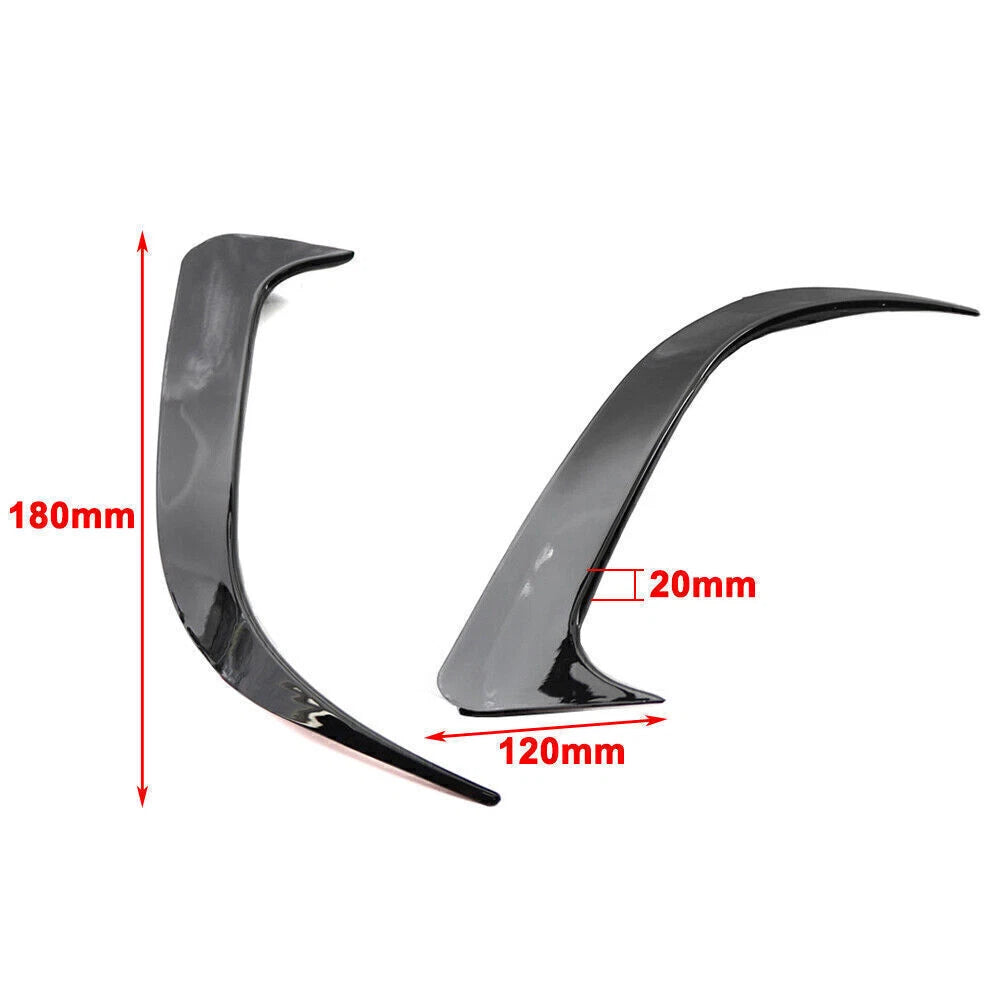 Rear Bumper Vent Canards for Mercedes-Benz W117 CLA200/250/45 (2014–2019)