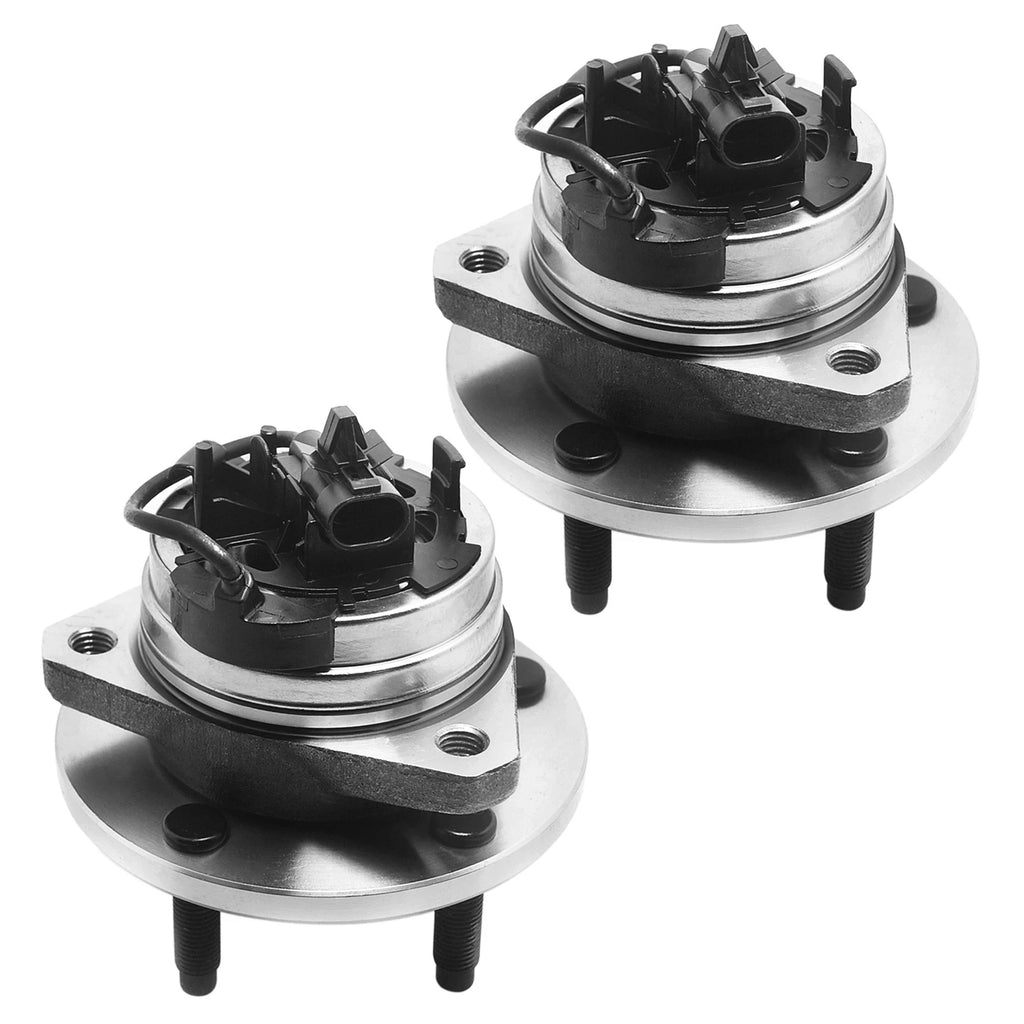 2X Front Wheel Hub Bearing Assembly 513214 for Chevy Malibu Pontiac G6 Saturn