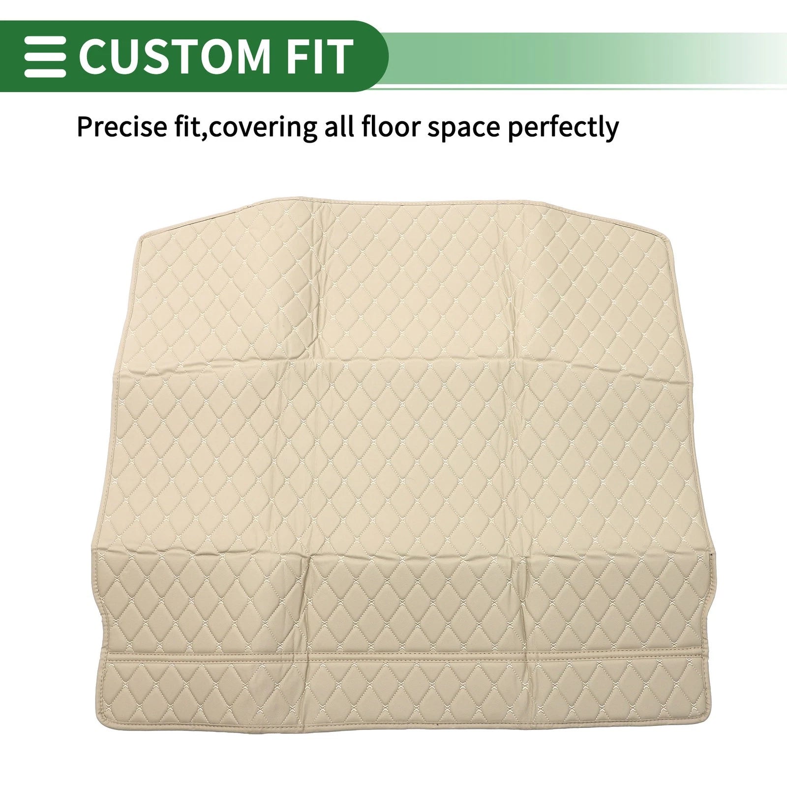 3D Diamond Pattern Cargo Liner Trunk Mat for Honda CR-V (2023–2024) Beige XPE