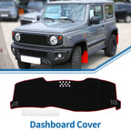 Dashboard Cover Mat for Toyota Avalon (2005–2010) Black Red