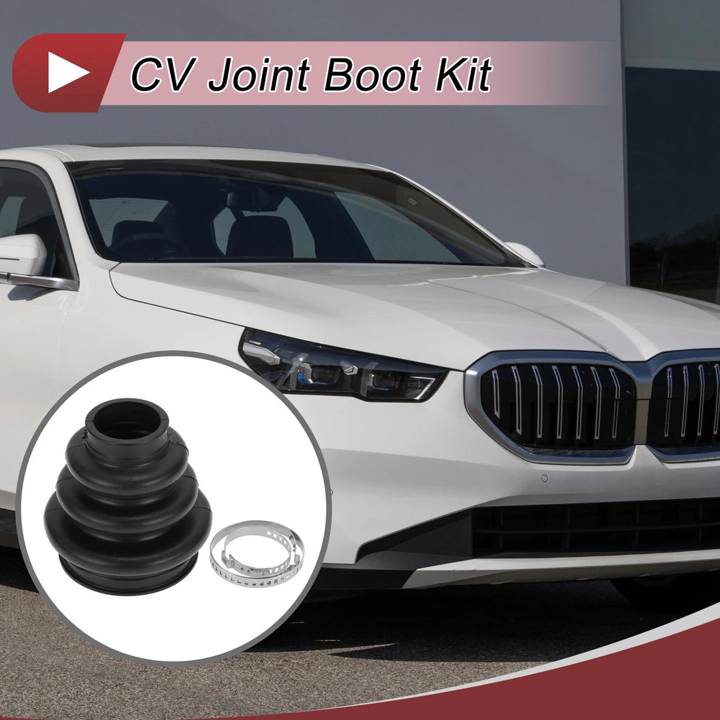 Outer CV Joint Boot Kit with Clamps for BMW 525i (2006–2007) - 33217572441