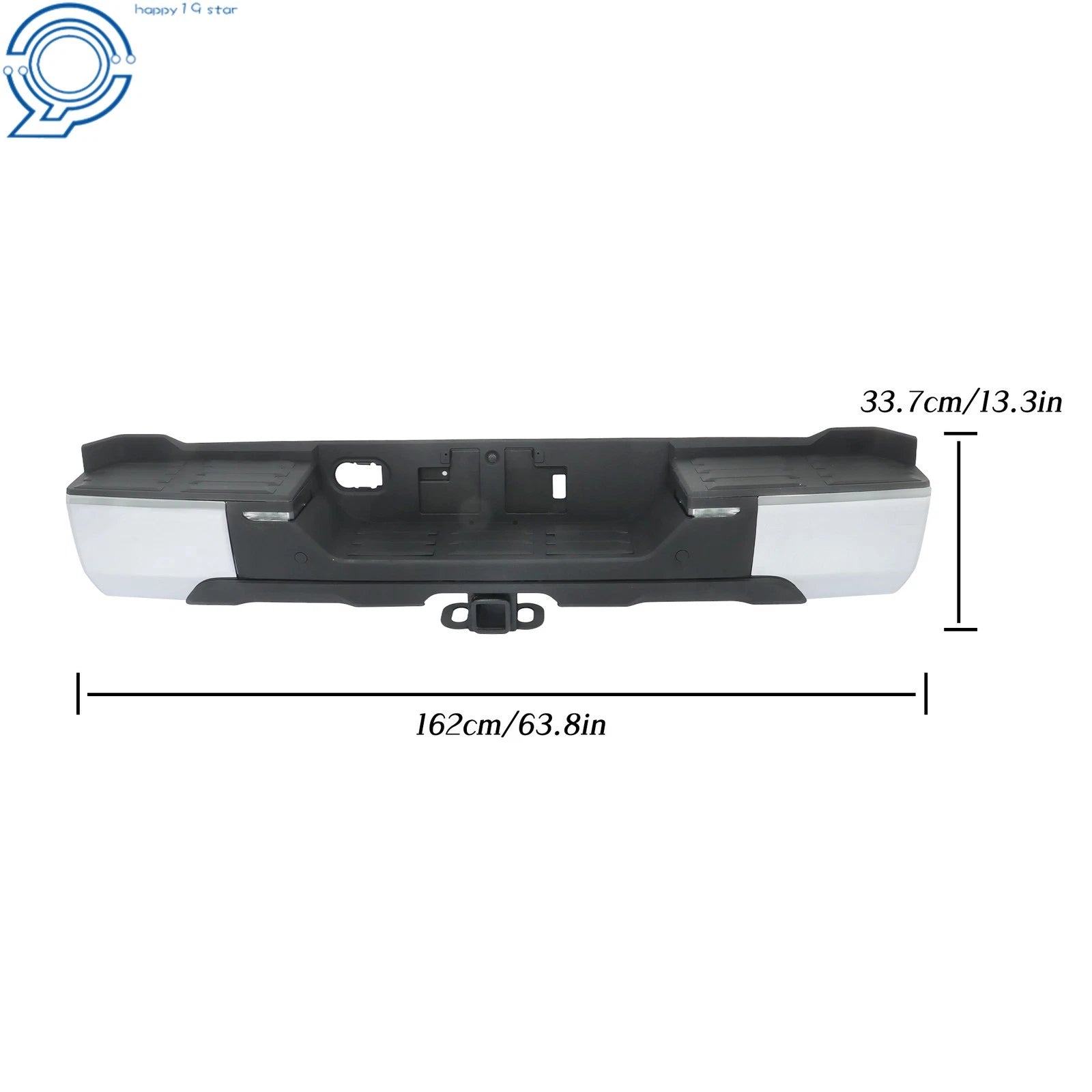 Chrome Rear Bumper Assembly for Toyota Tundra (2022–2024)