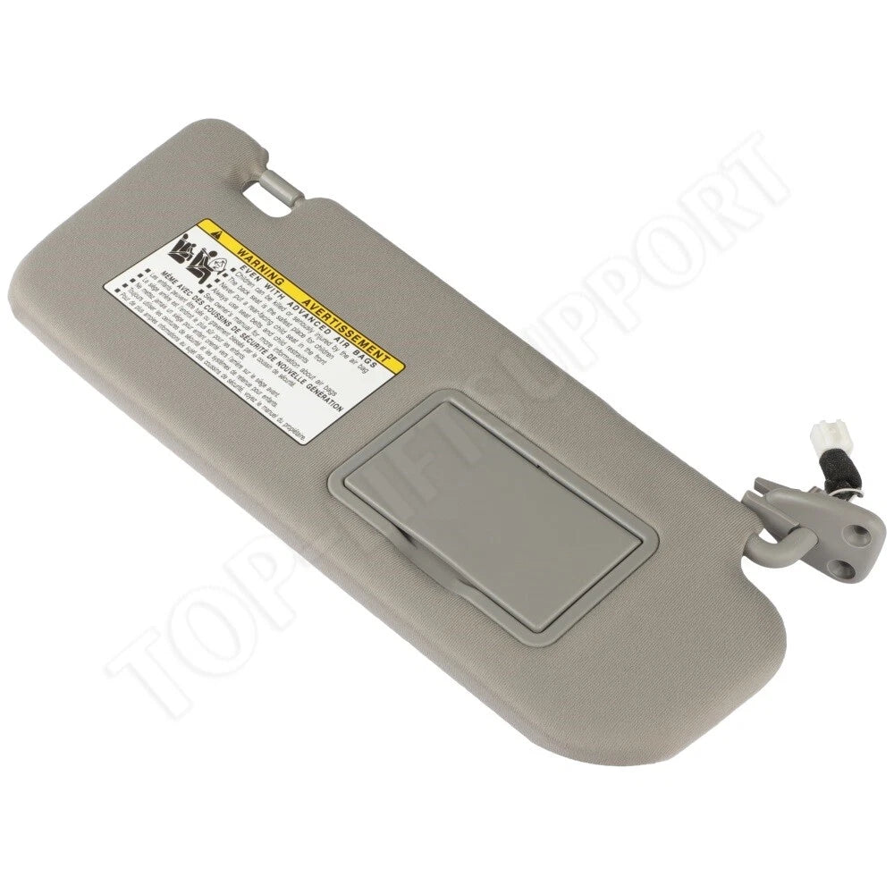 Sun Visor for Hyundai Sonata (2006–2008) Gray with Lighted Feature