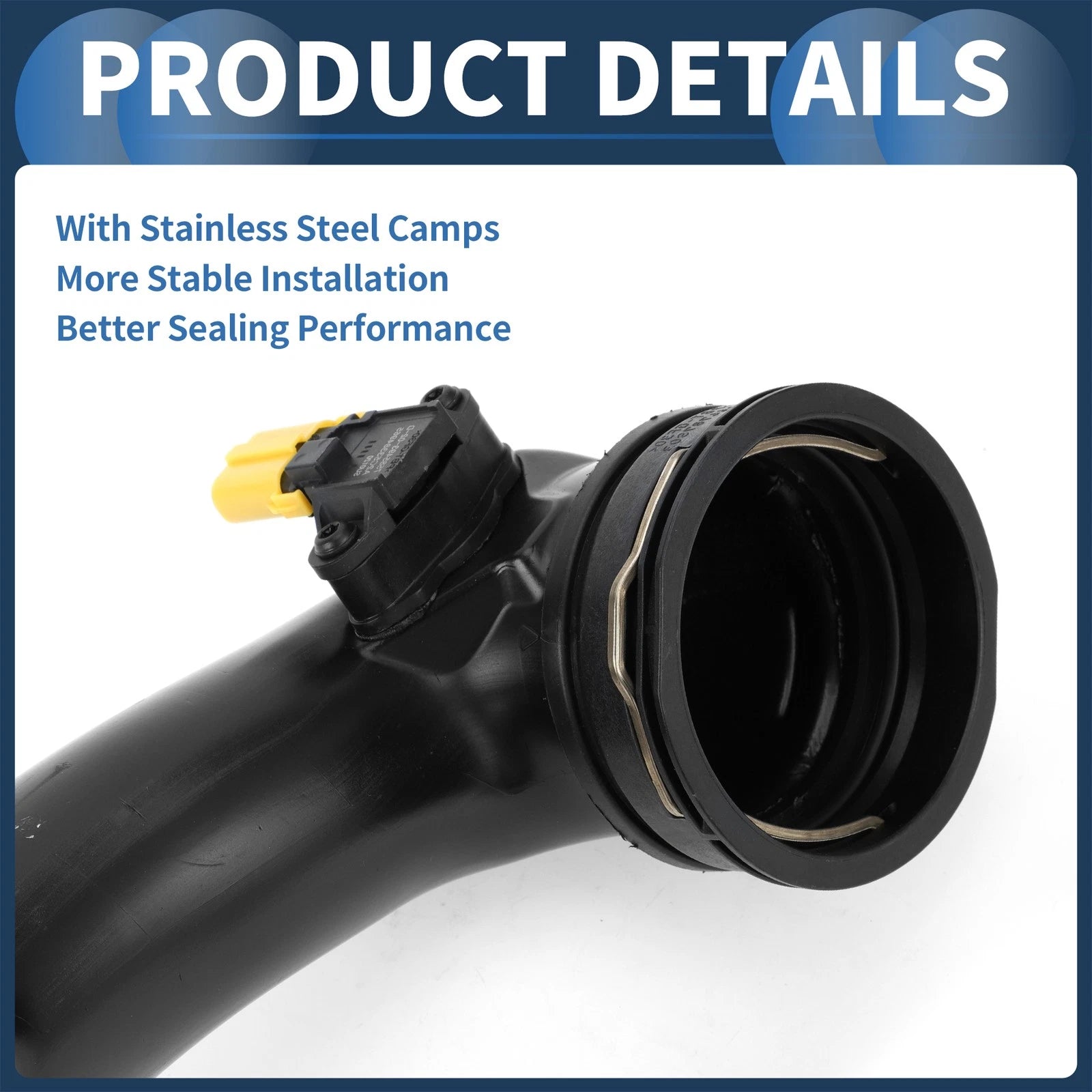 Air Intake Hose w/ Sensor for BMW 740Li (2010–2015) No. 13717609810