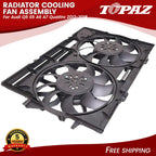 Radiator Cooling Fan Assembly for Audi Q5 S5 A6 A7 (2012–2018)