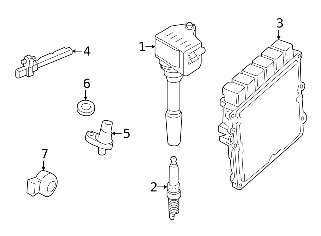 Genuine OEM Spark Plug for BMW (2011–2015) 12122455258