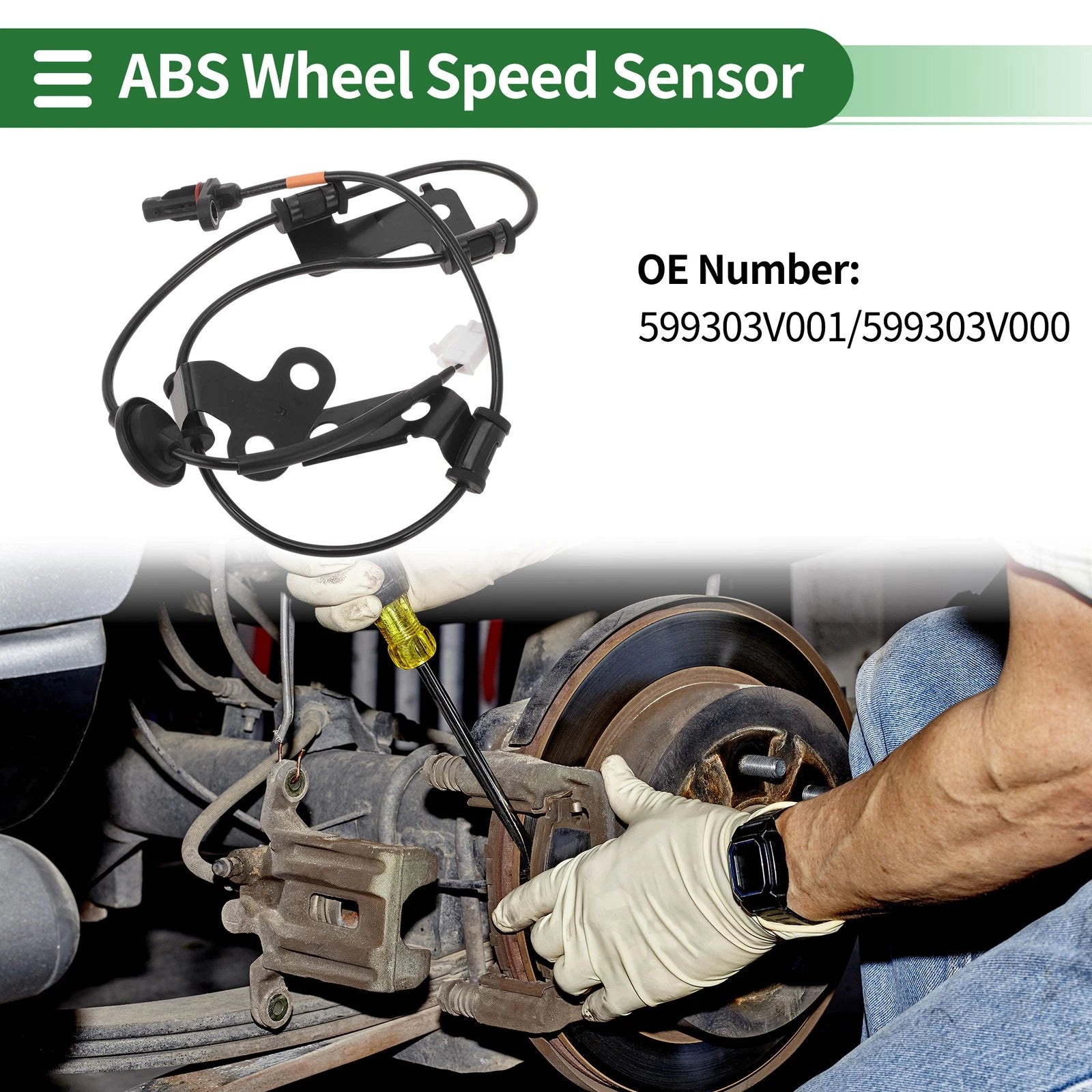 ABS Wheel Speed Sensor No. 599303V001 for Hyundai Azera (2012)