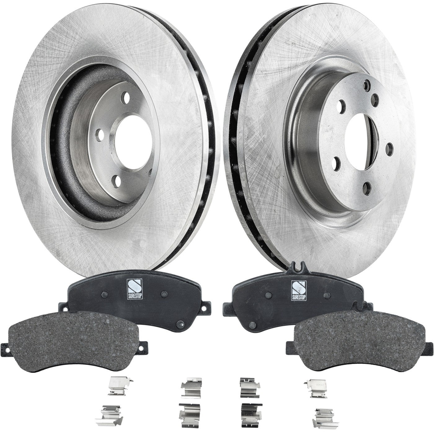 Front Brake Disc Rotor and Pad Kit for Mercedes Benz GLK350, GLK250 (2010–2015)