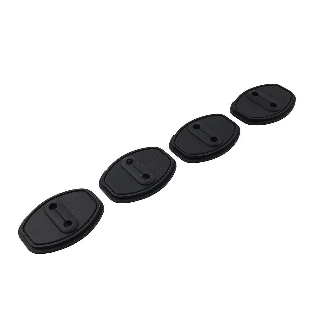 Black Door Lock Cover for Audi TT S3 A3 A4 VW Golf Passat Tiguan (2006-2023)