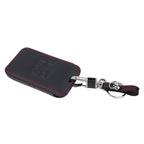Leather Car Remote Key Cover Fob Case Holder for Koleos Kadjar Captur