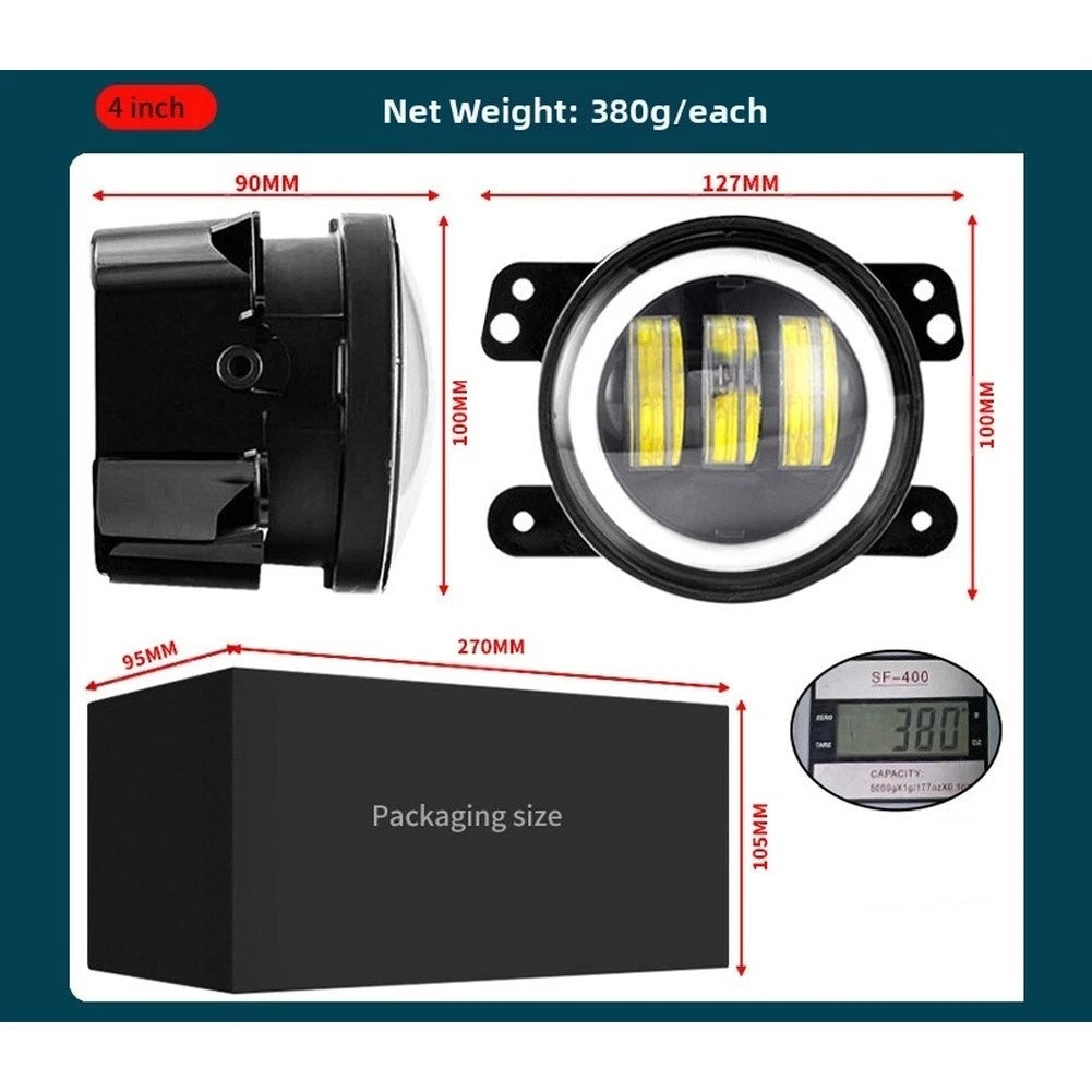 4 Inch LED Fog Light for Offroad Vehicle (2010–2023)