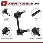 Set of 2 Rear Stabilizer Bar Links with Bushings for Toyota RAV4 (No.K80297)
