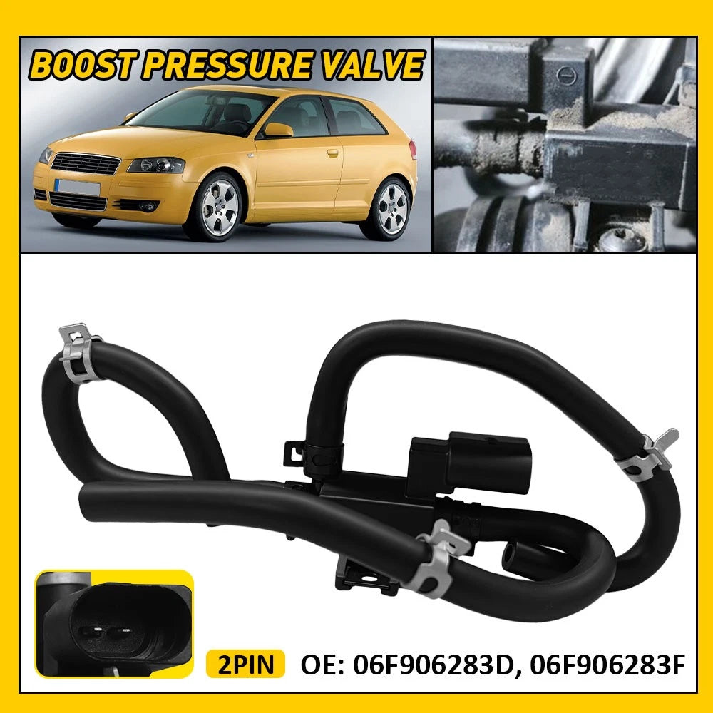 Boost Pressure Valve Solenoid for Audi A3 VW Beetle (2004–2014) 06F906283D V