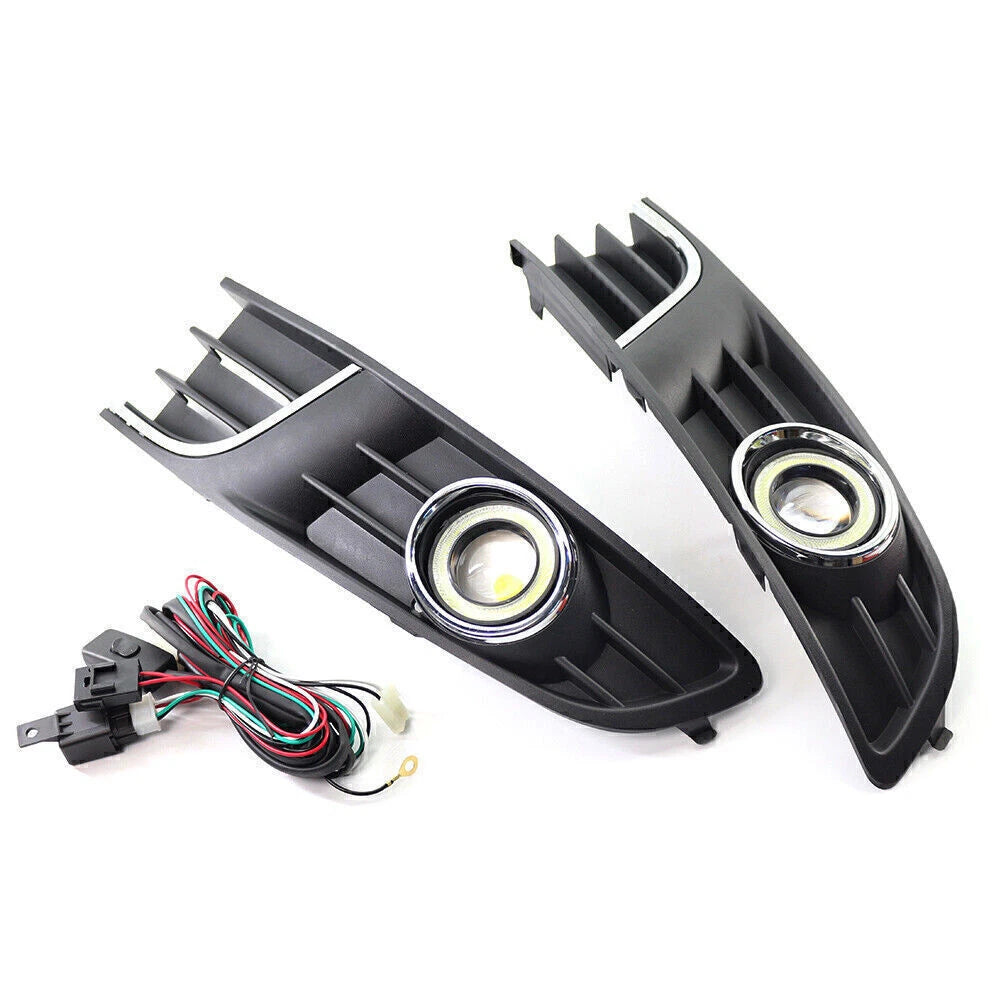 2X Front Side LED Fog Lamp for VW Polo (2011–2013) 6QD854661A 6QD854662A