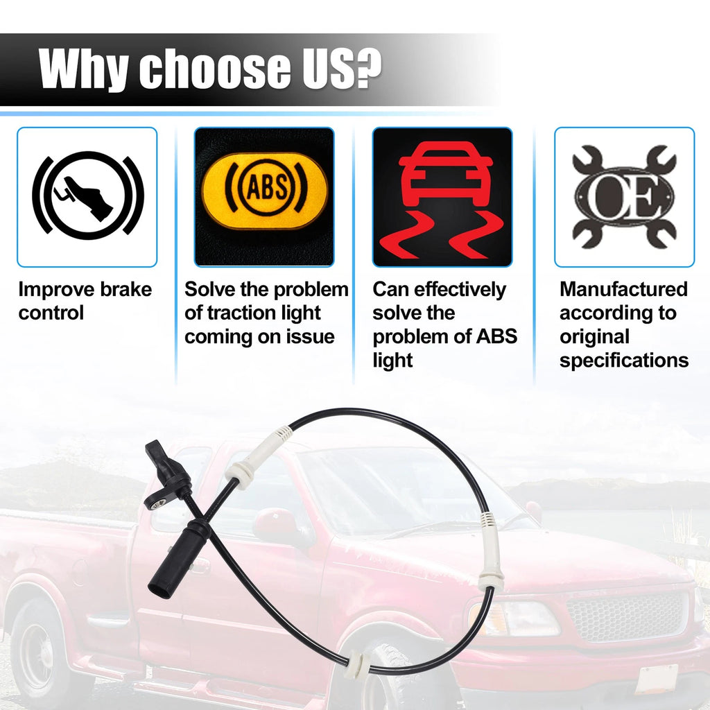 2pcs ABS Wheel Speed Sensor for BMW 228i xDrive (2014–2016)