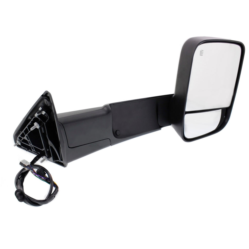 Tow Mirror for Ram 2500 (2015–2018) Right Side Power Fold Heated Signal Light