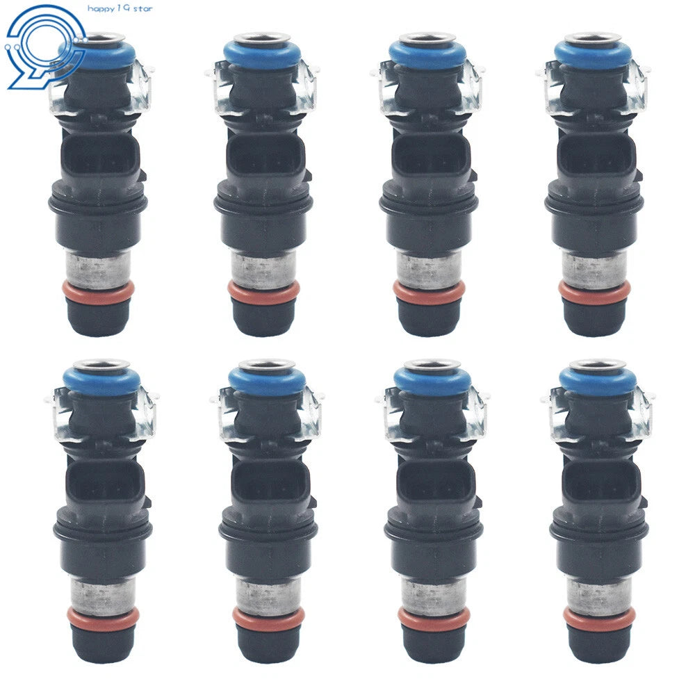 Set of 8 Fuel Injectors for GMC Cadillac Chevy (2001–2007)