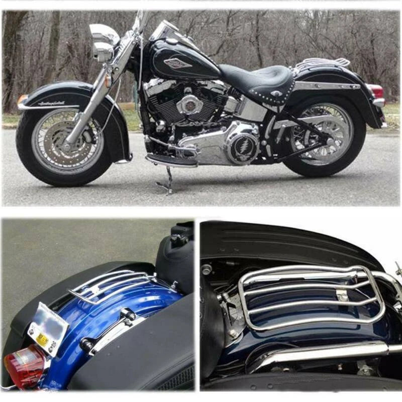 Rear Solo Seat Carrier Luggage Rack for Harley Electra Glide FLHT 1998–2008